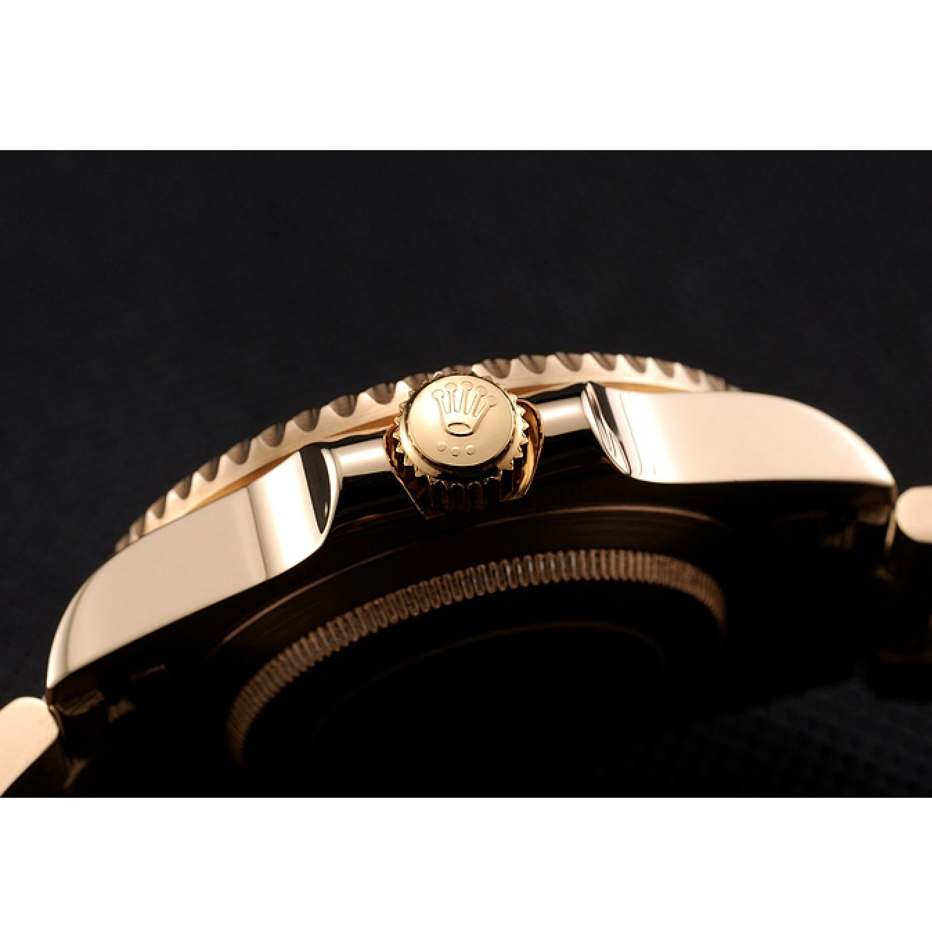 Good Copy Rolex Watches Gold Dial Submariner Markings Rolex Black Bezel Gold Yellow Swiss Bracelet And Case Diamond With 0821